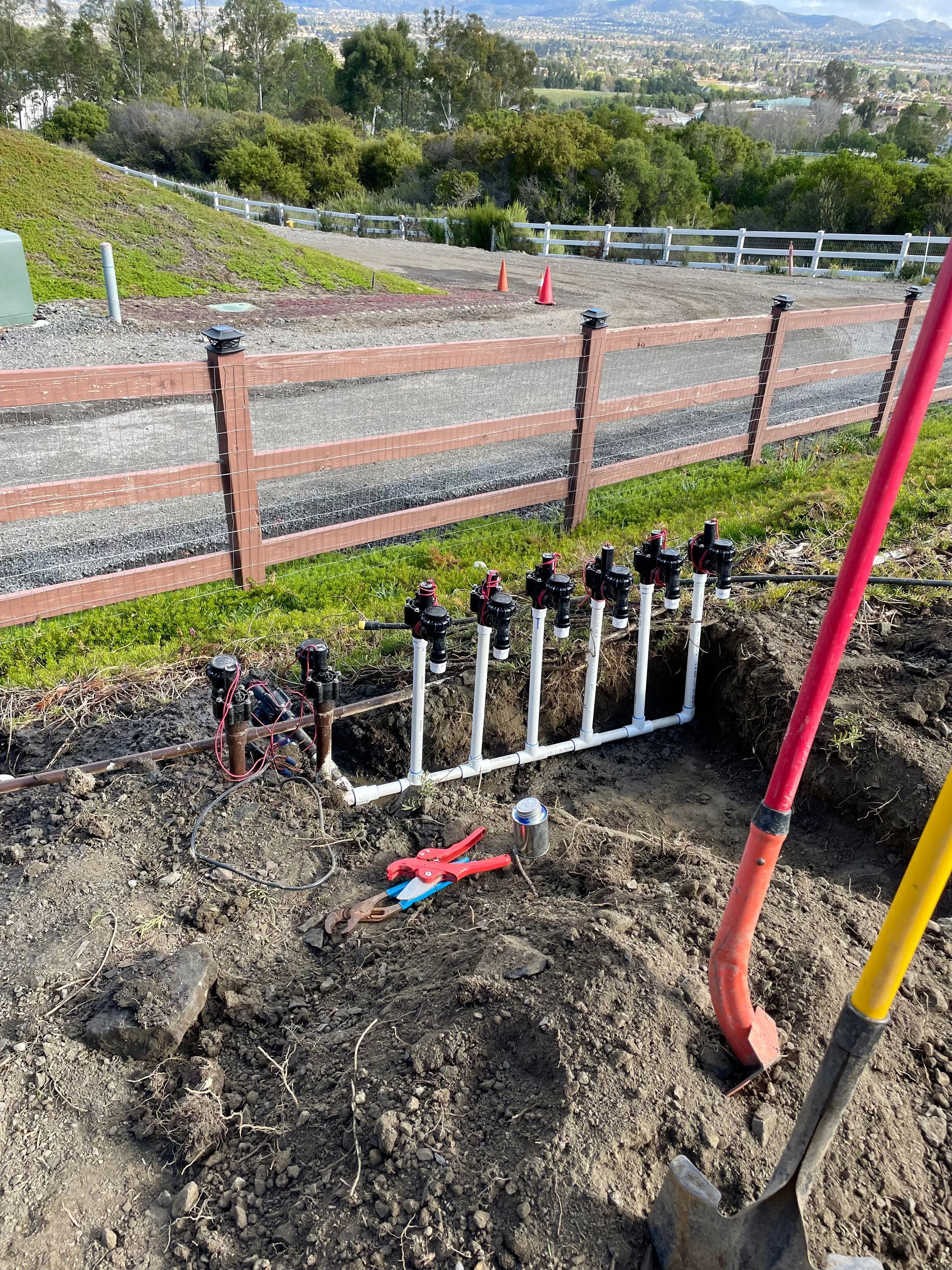 white rocks in backyard for design