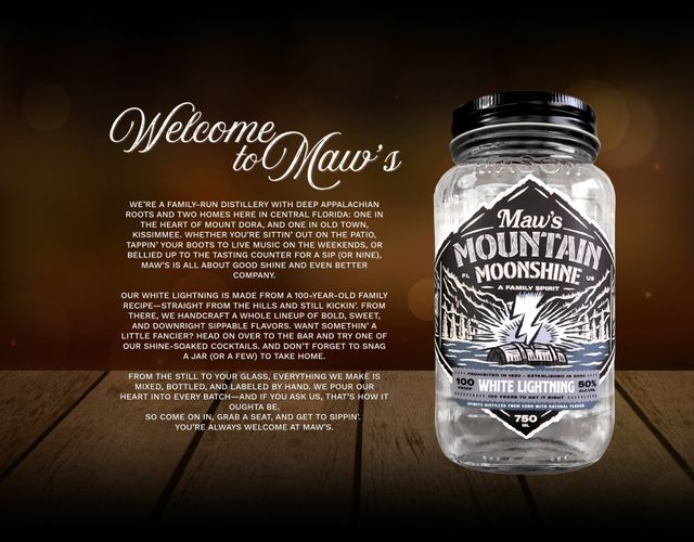 Maw's Mountain Moonshine - Mt Dora