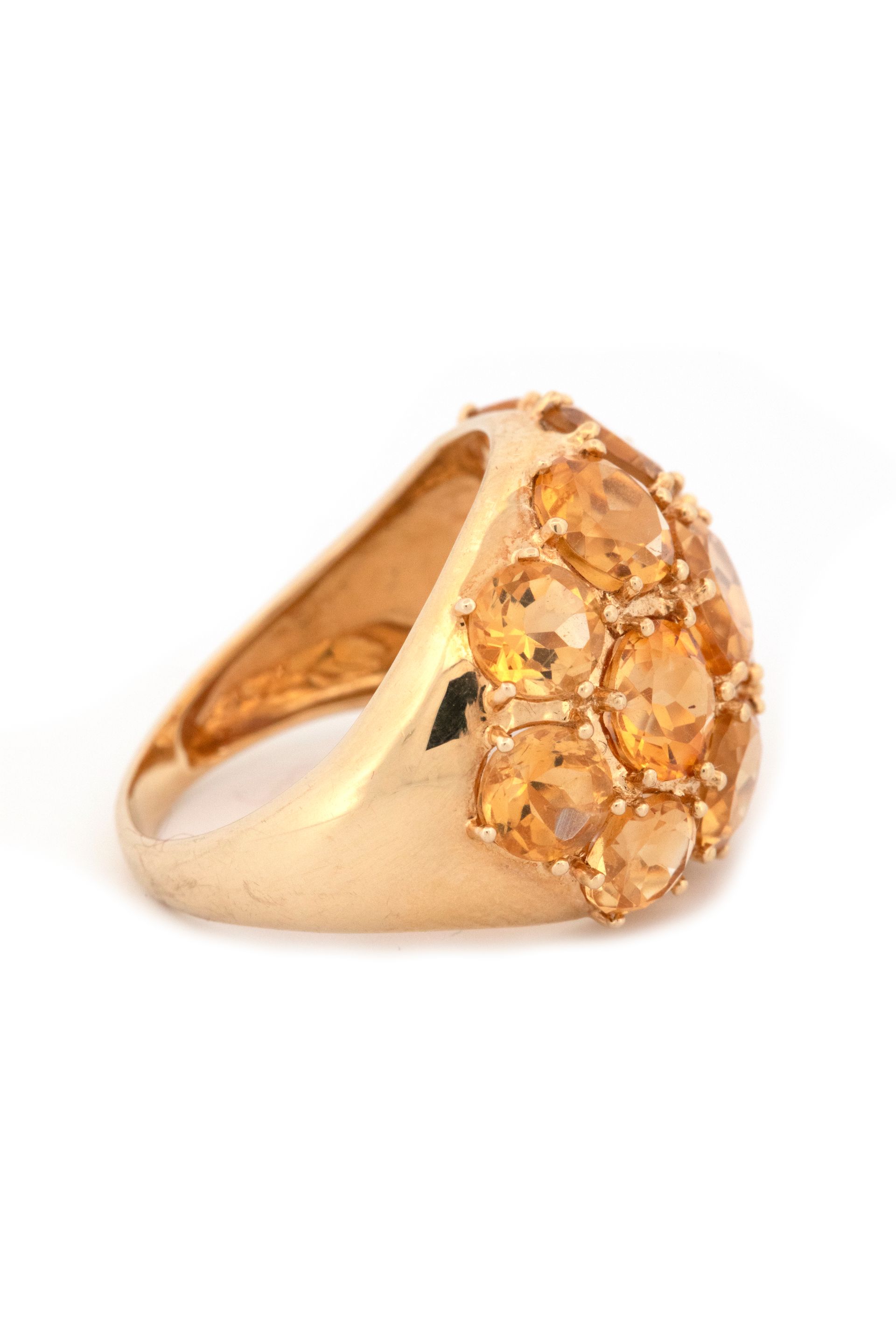 14k Yellow Gold Citrine Ring