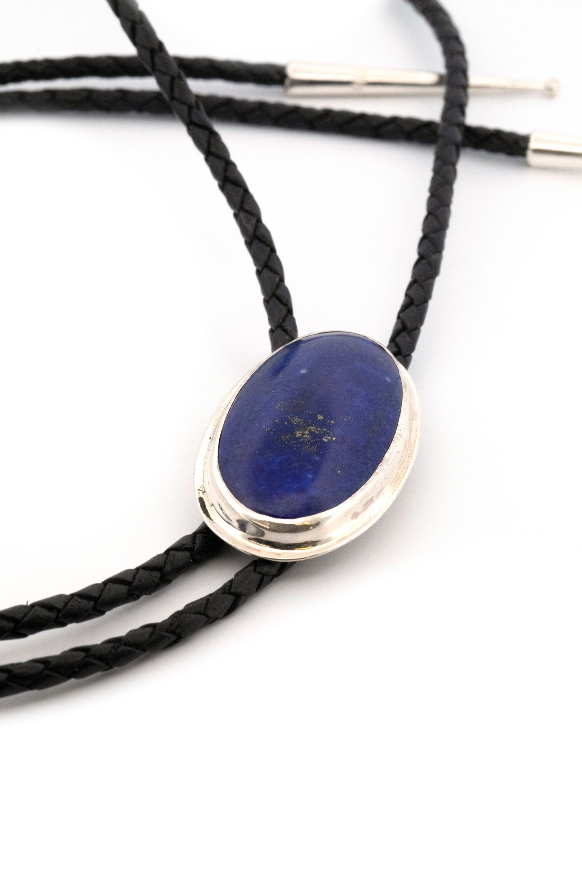 Lapis Sterling Silver Bolo Tie