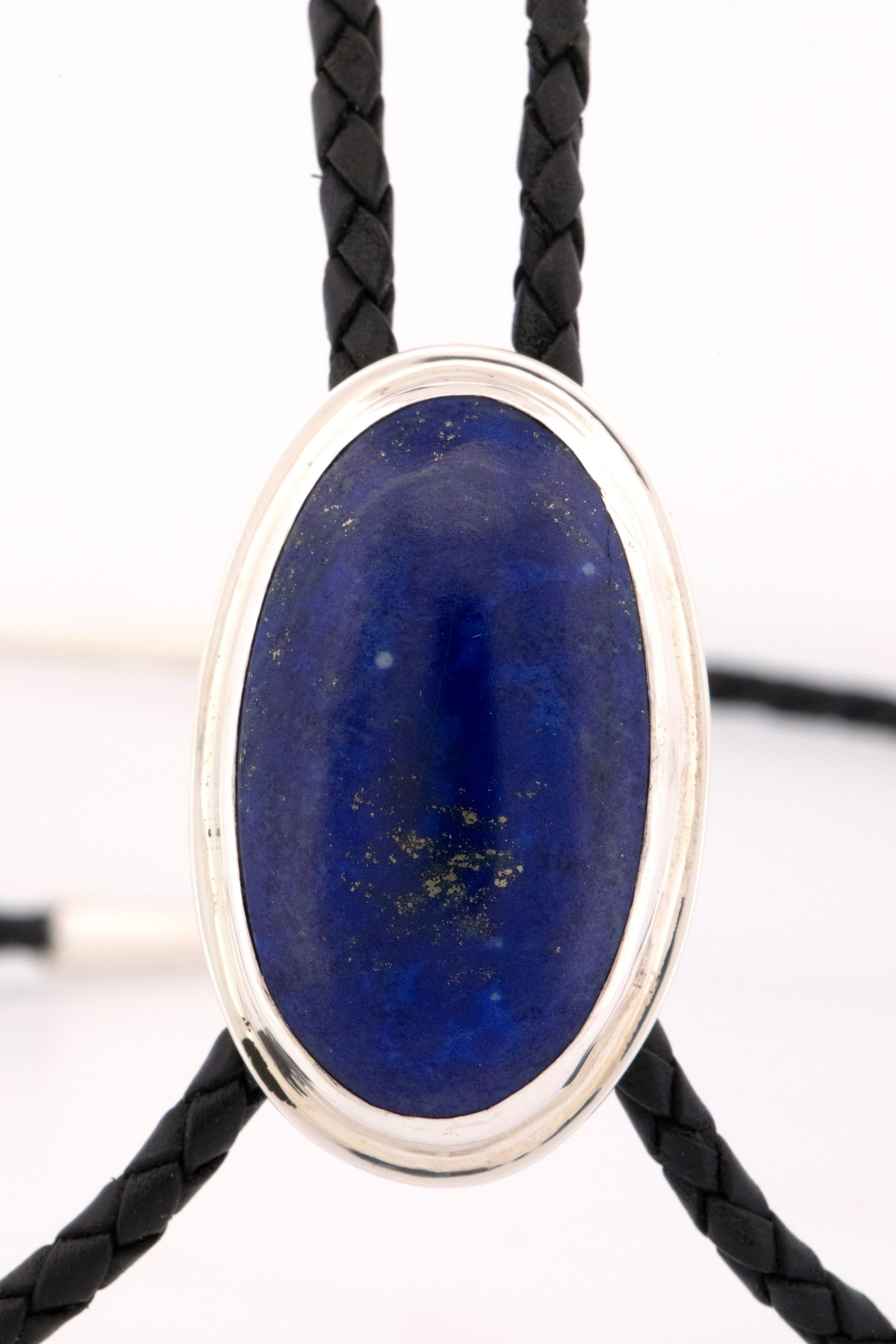 Lapis Sterling Silver Bolo Tie