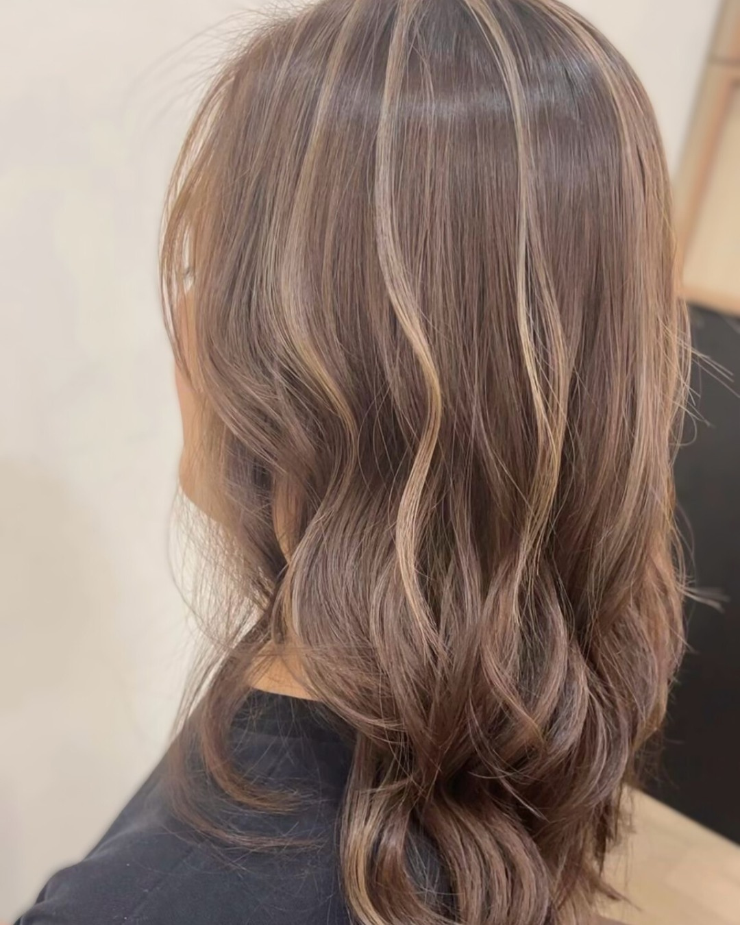 An image of a Milk Tea Brown hair color