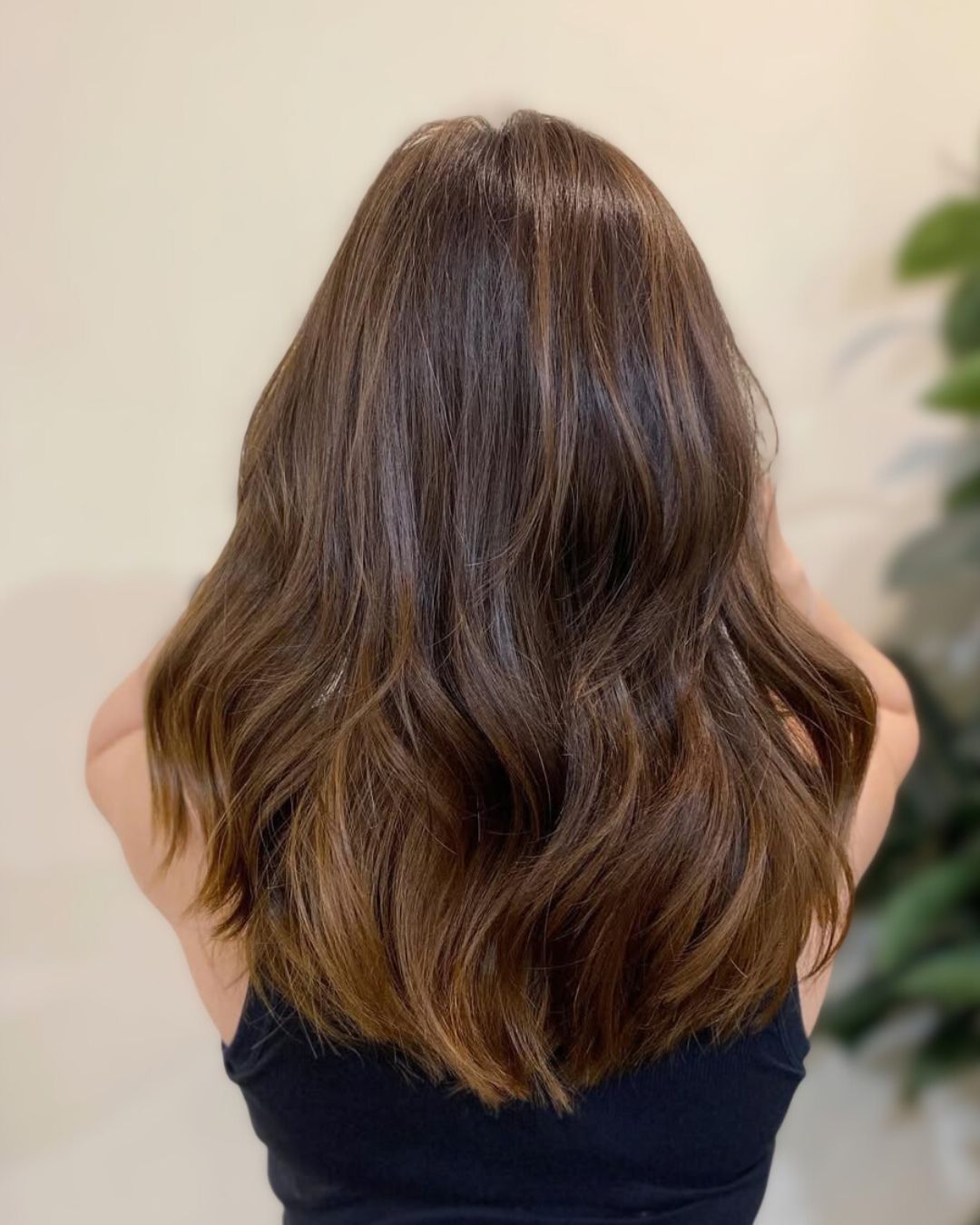 An image of a Mocha Brown hair color by Mabel