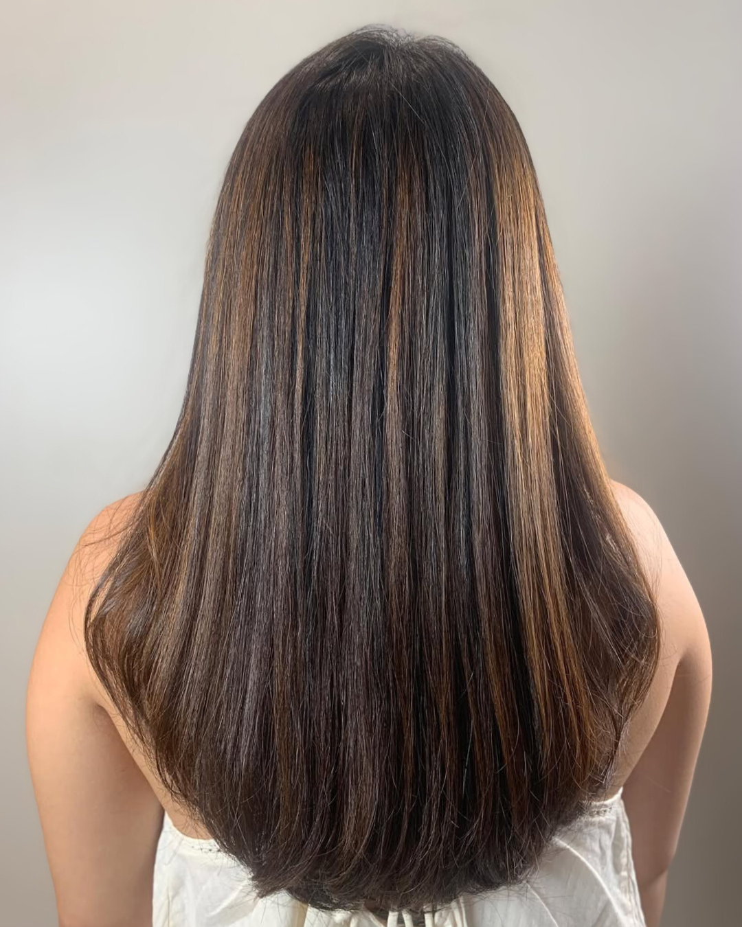 An image of a Chocolate Brown hair color by Ann Feng