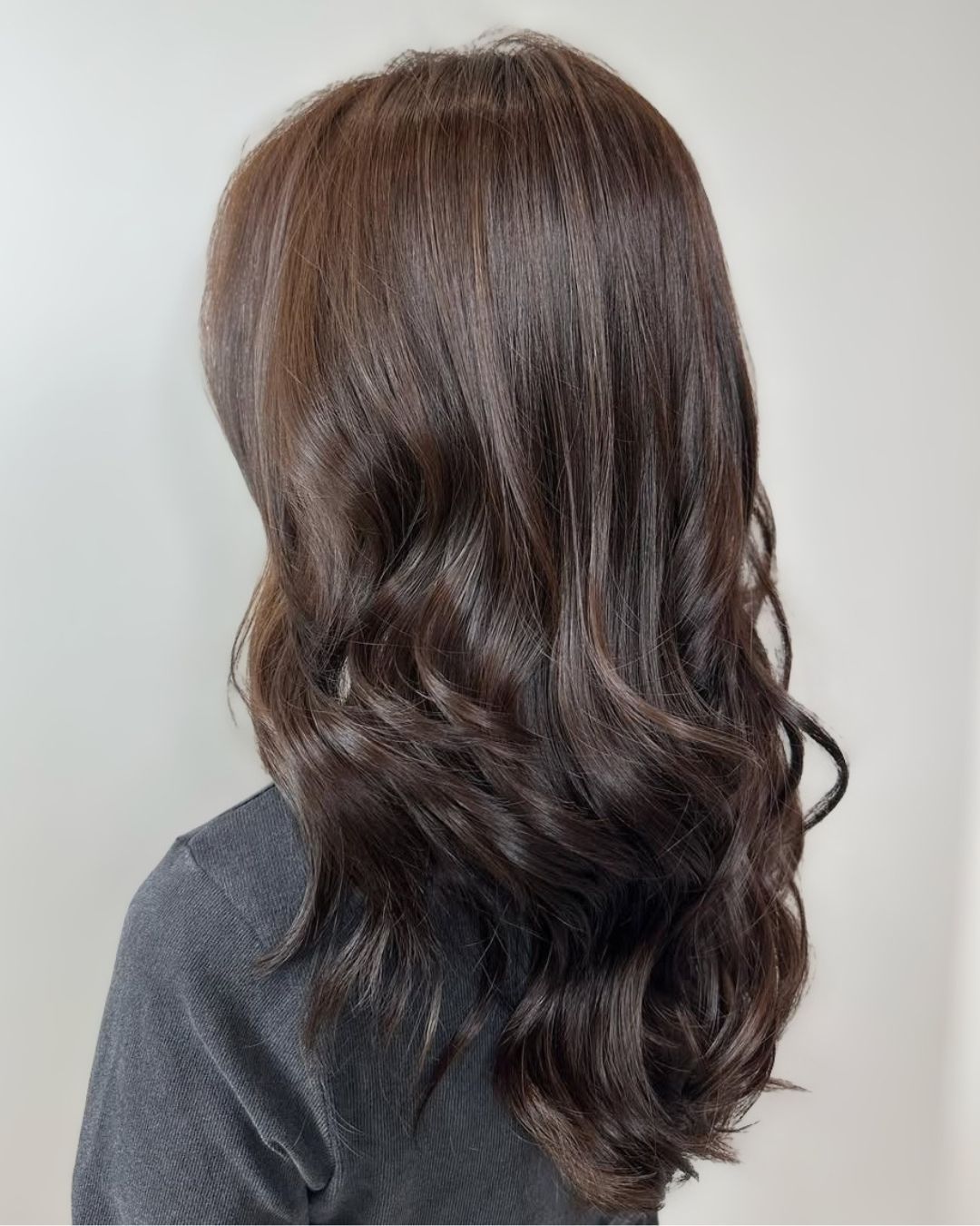 An image of a no bleach chocolate brown hair color