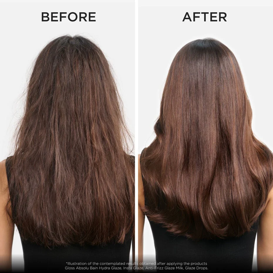 An image of the Gloss Absolu Glaze Milk Anti-Frizz Heat Protecting Spray