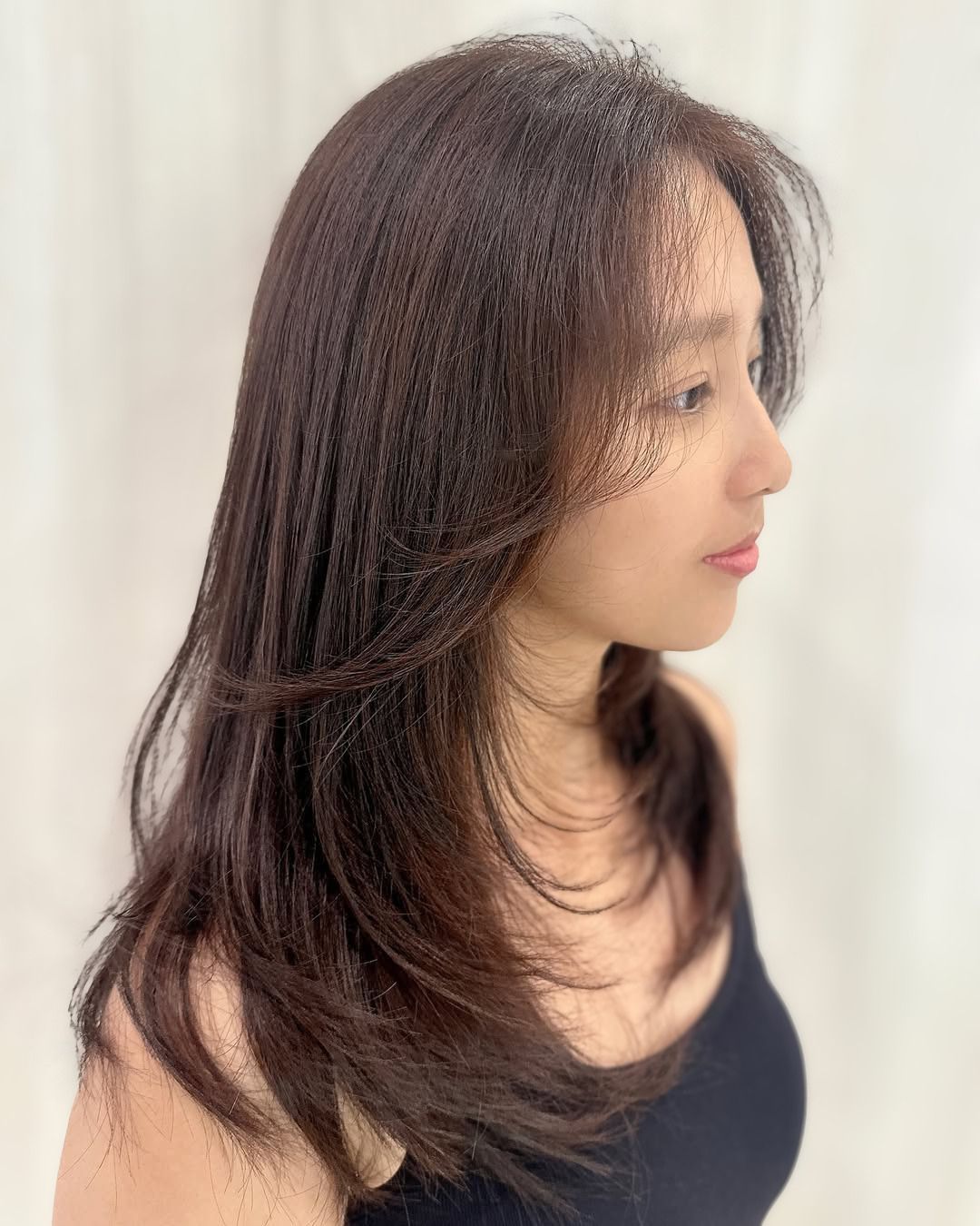 An image featuring a Wispy fringe for a soft, natural look