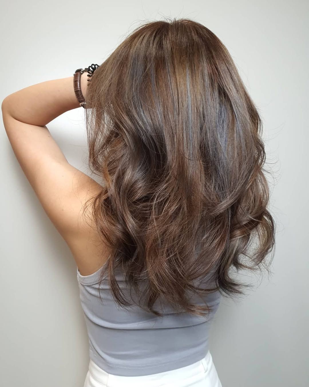 A photo of a brunette hair colour