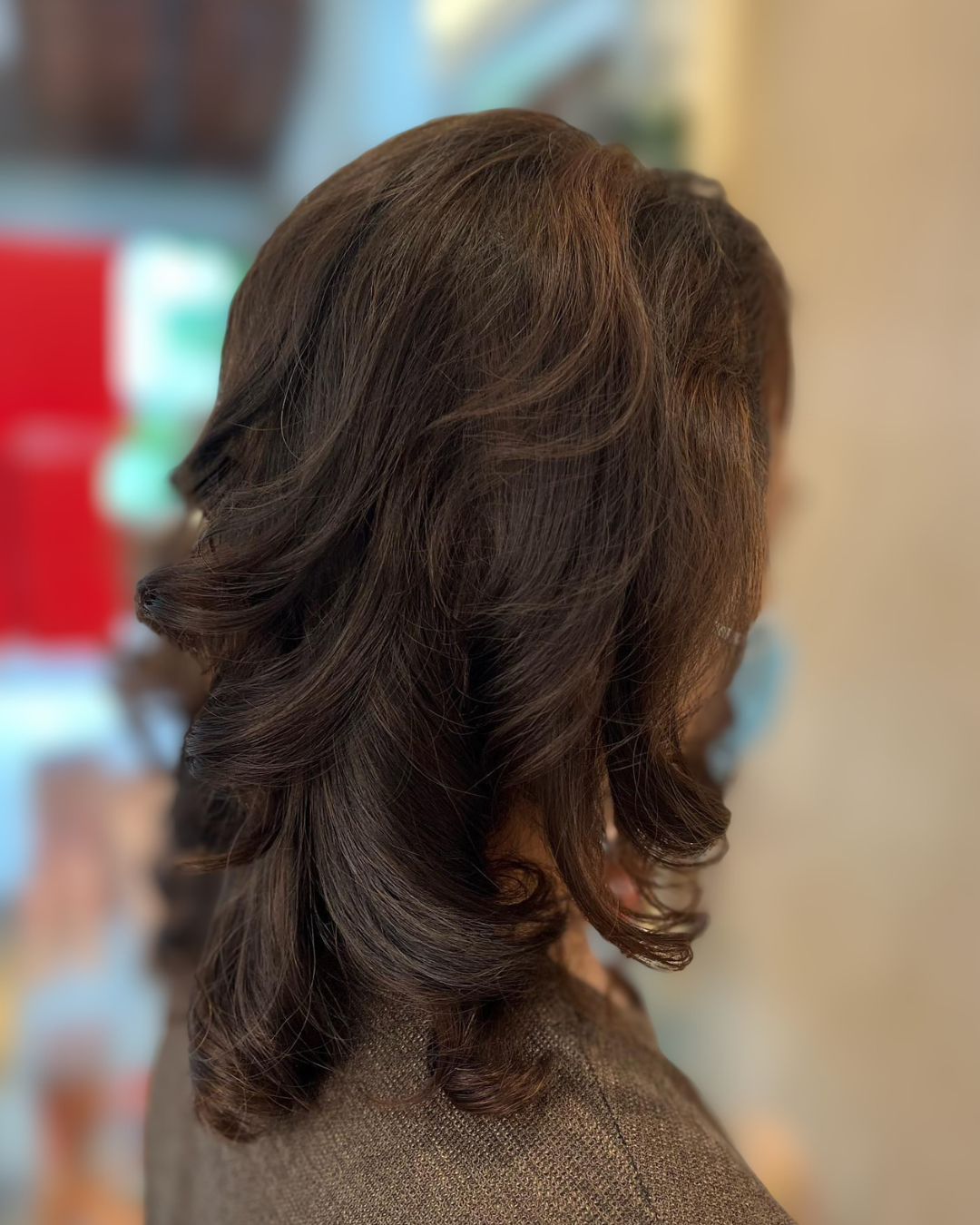 An image of a Chocolate Brown Balayage by Calie