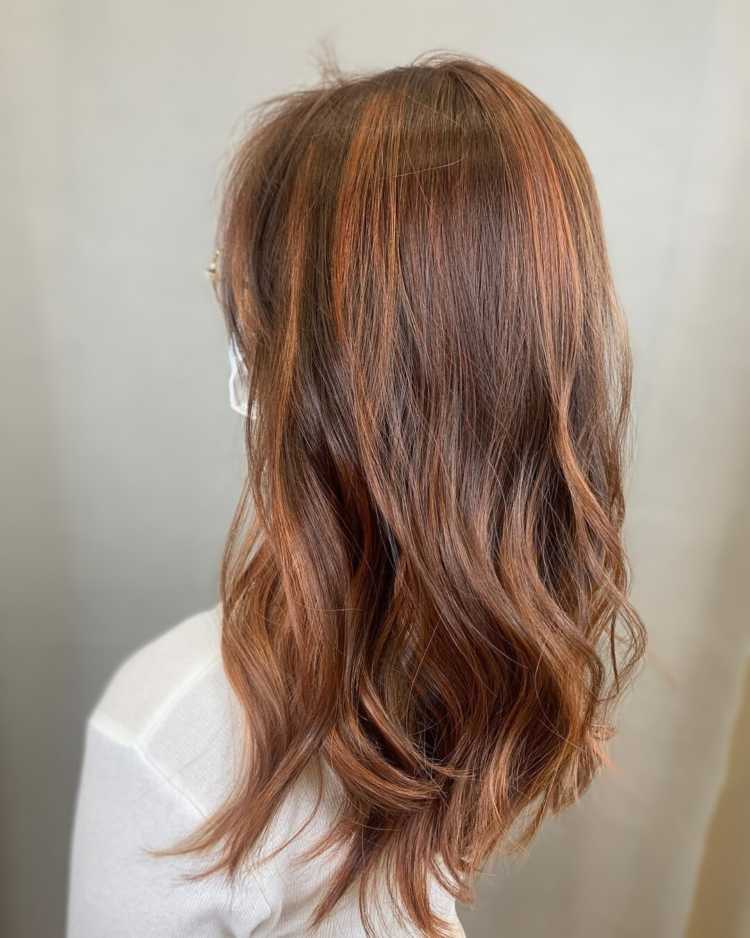 A photo of a Cinnamon Brown hair color
