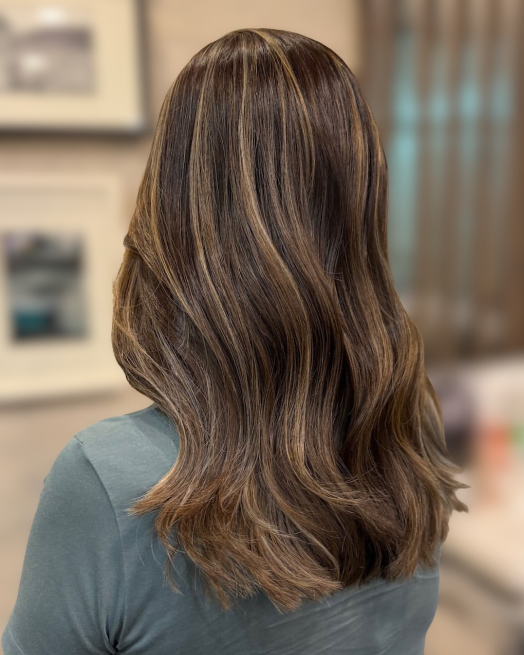 An image of a Mocha Brown Balayage by Mabel