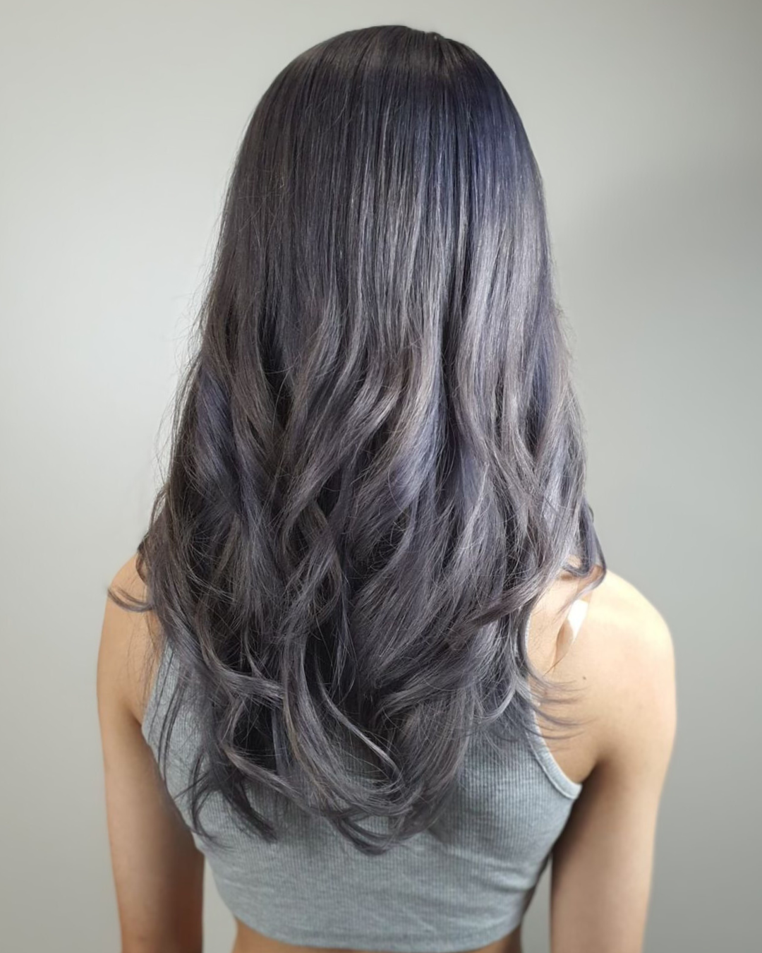 Ash Grey, a Hair Coloring Technique