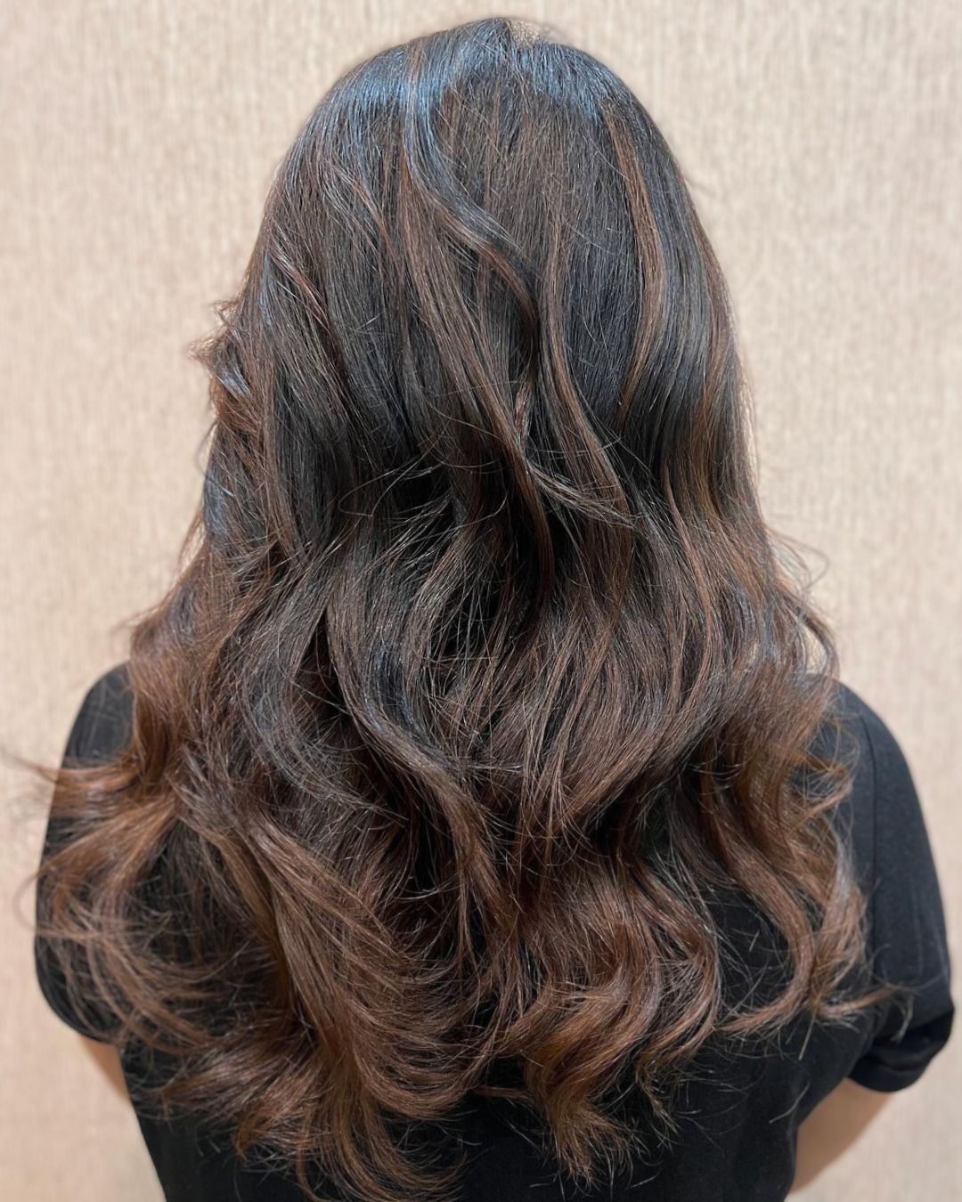 Chestnut balayage hair