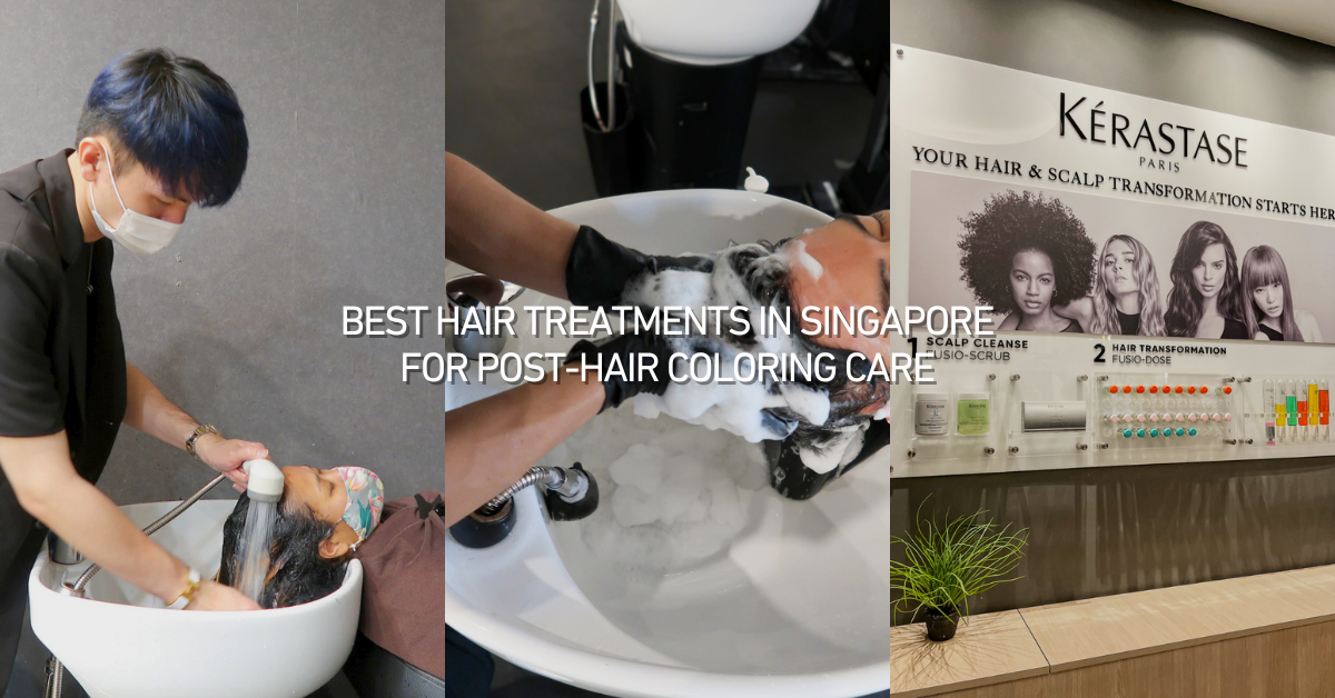 Images from our hair salon in Singapore