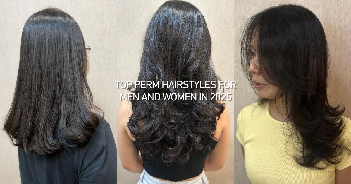 Images of Perm Hairstyles at our hair salon in Singapore