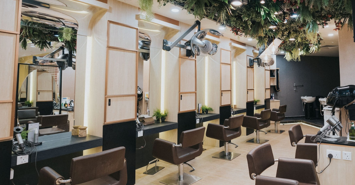 A photo of our hair salon in Singapore