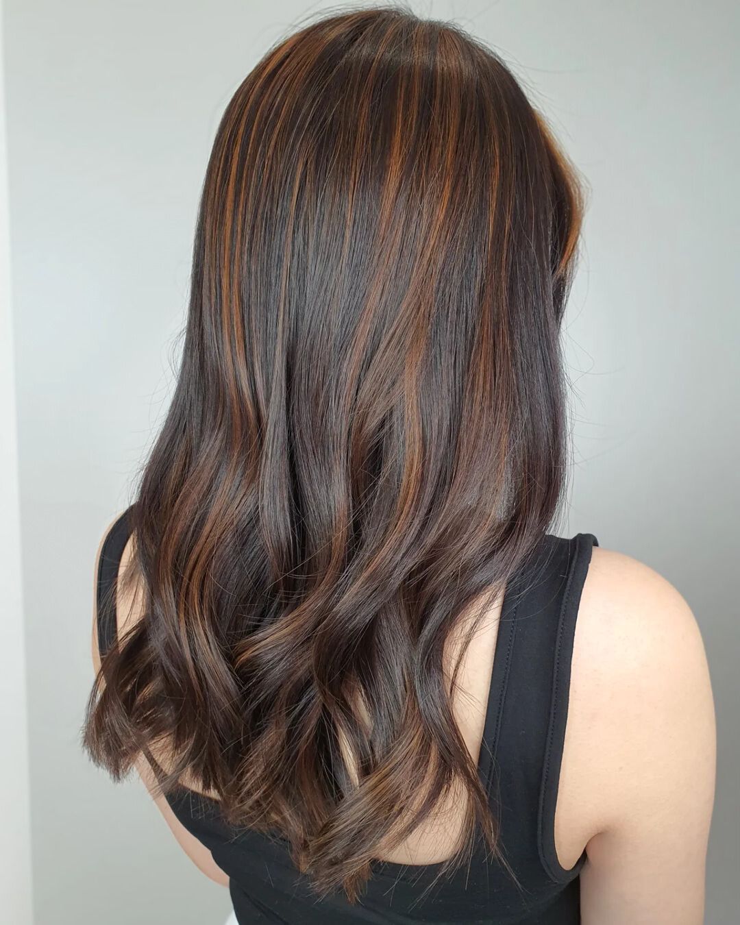 A photo featuring a Foilayage Balayage Hair