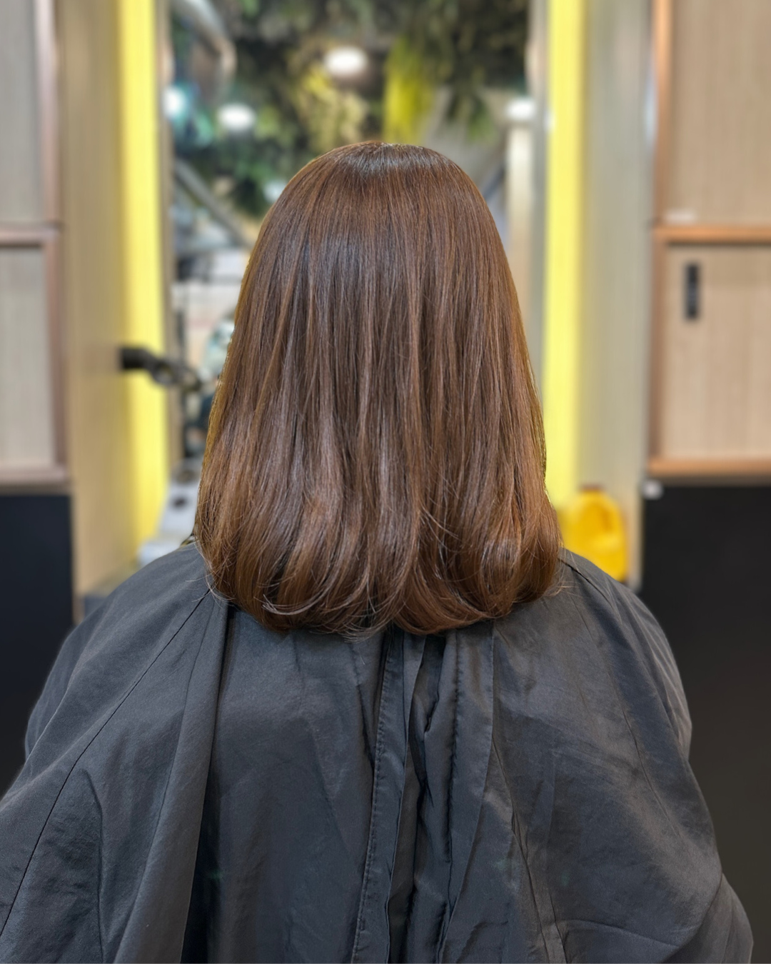 A photo of a korean c curl perm hair by our hairstylists at our hair salon Singapore