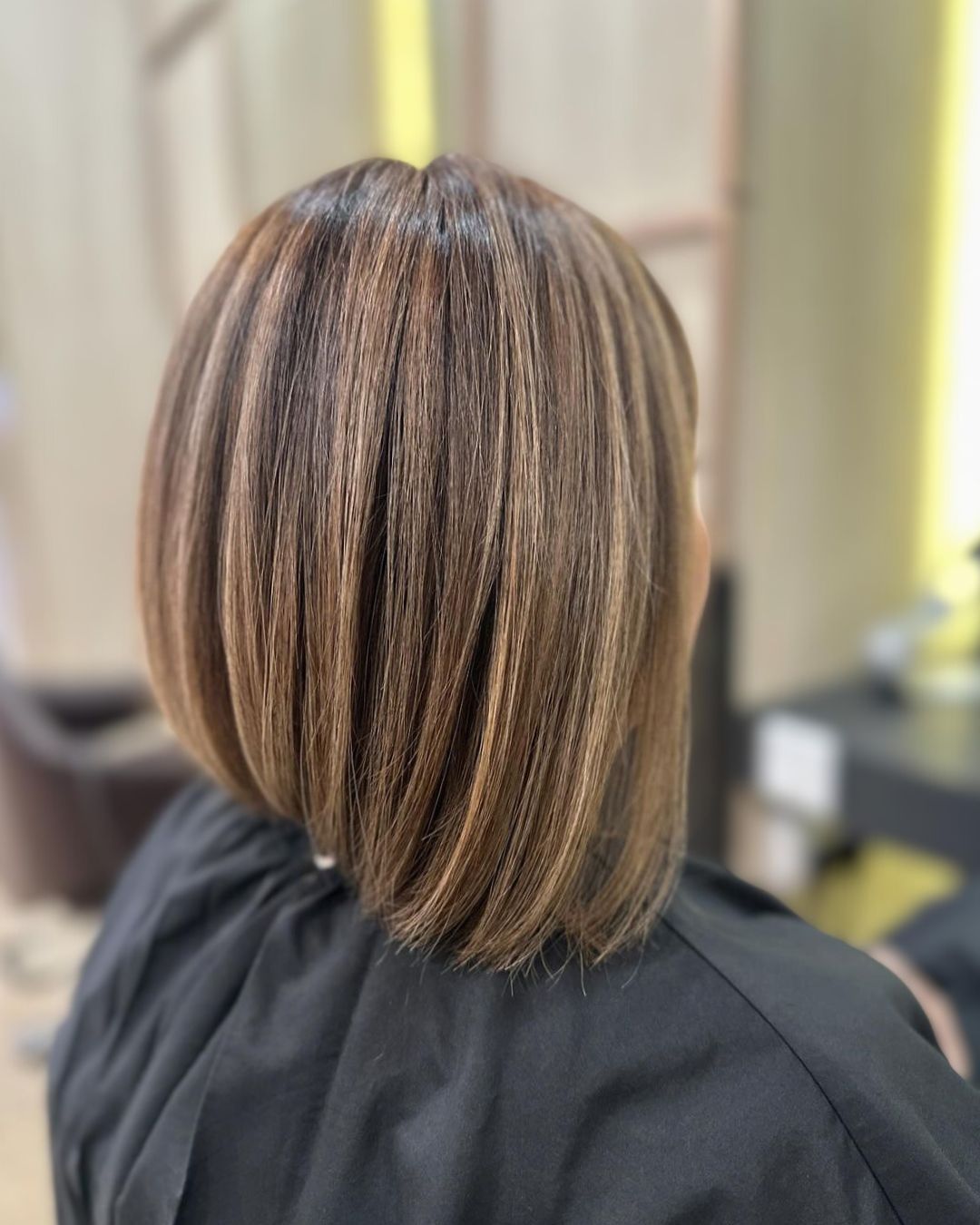 Light brown balayage hair