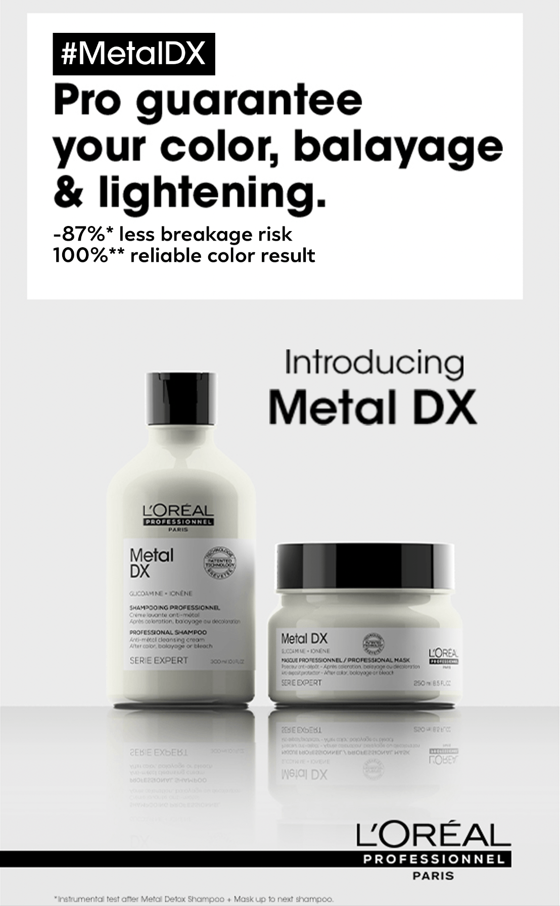 L'OREAL METAL DX: PROFESSIONAL GUARANTEE YOUR HAIR COLOURING