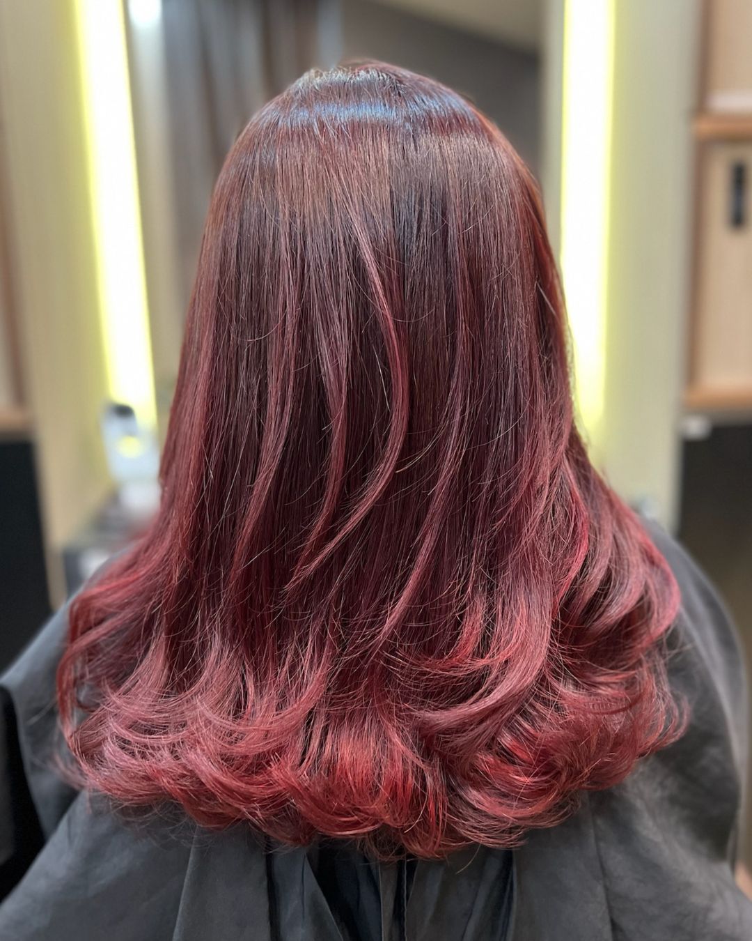 Cherry red Hair Color in Singapore