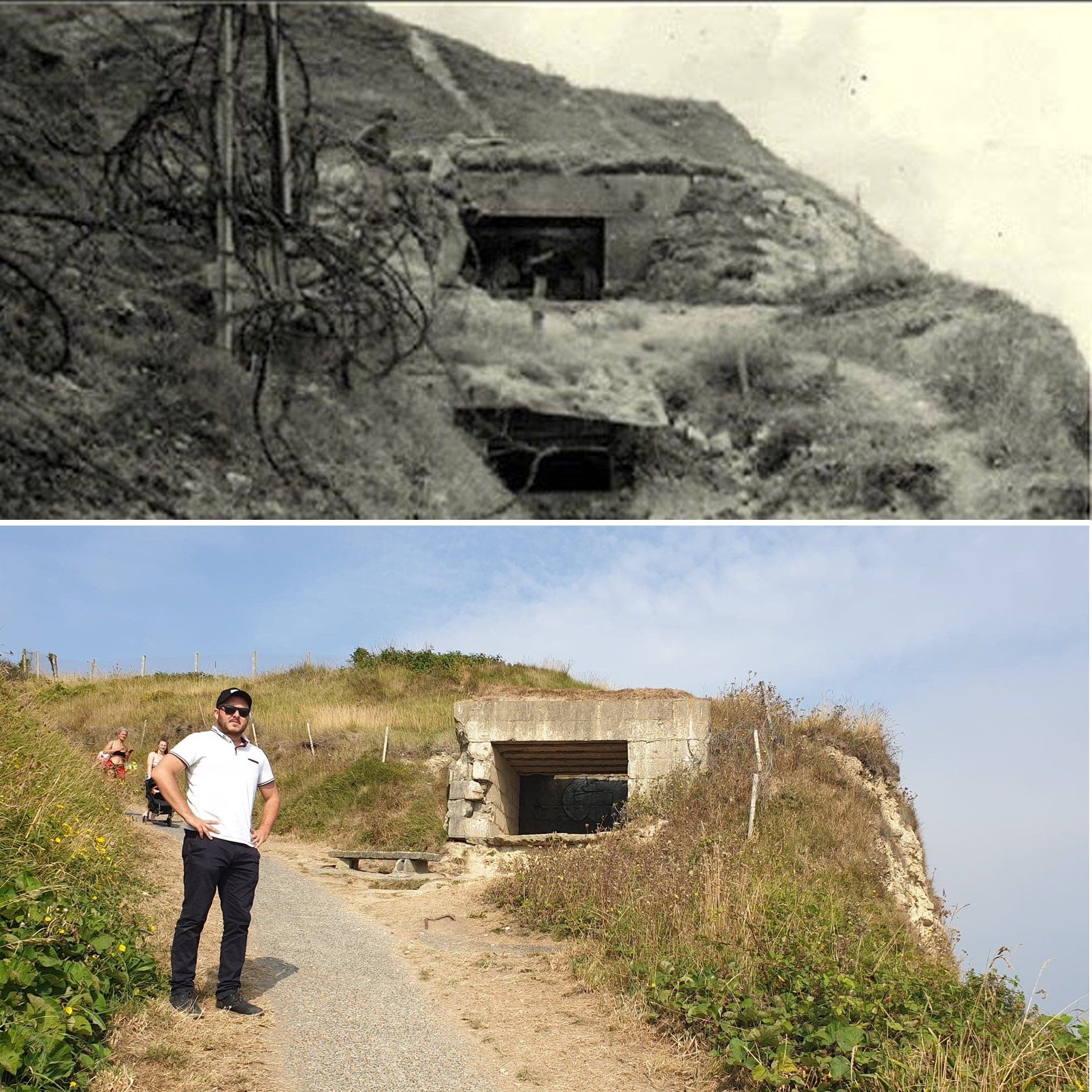 Omaha Beach Normandy Then & Now 1944 D-Day