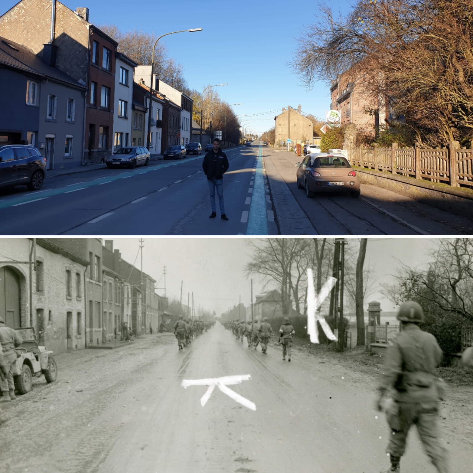 Bastogne 1944 Then & Now