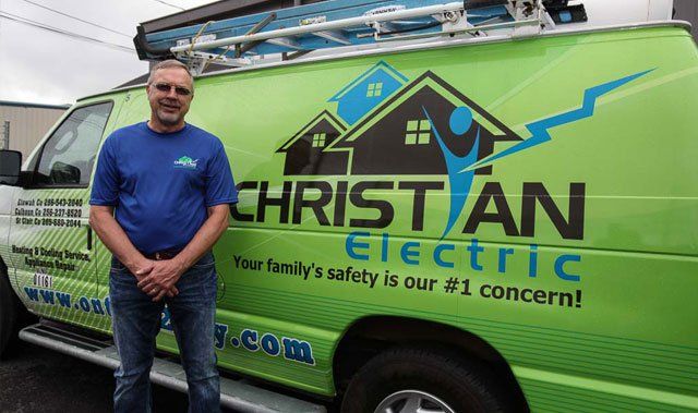 Gadsden Electric Technician — Mike Christian And Christian Electric Van in Gadsden, AL