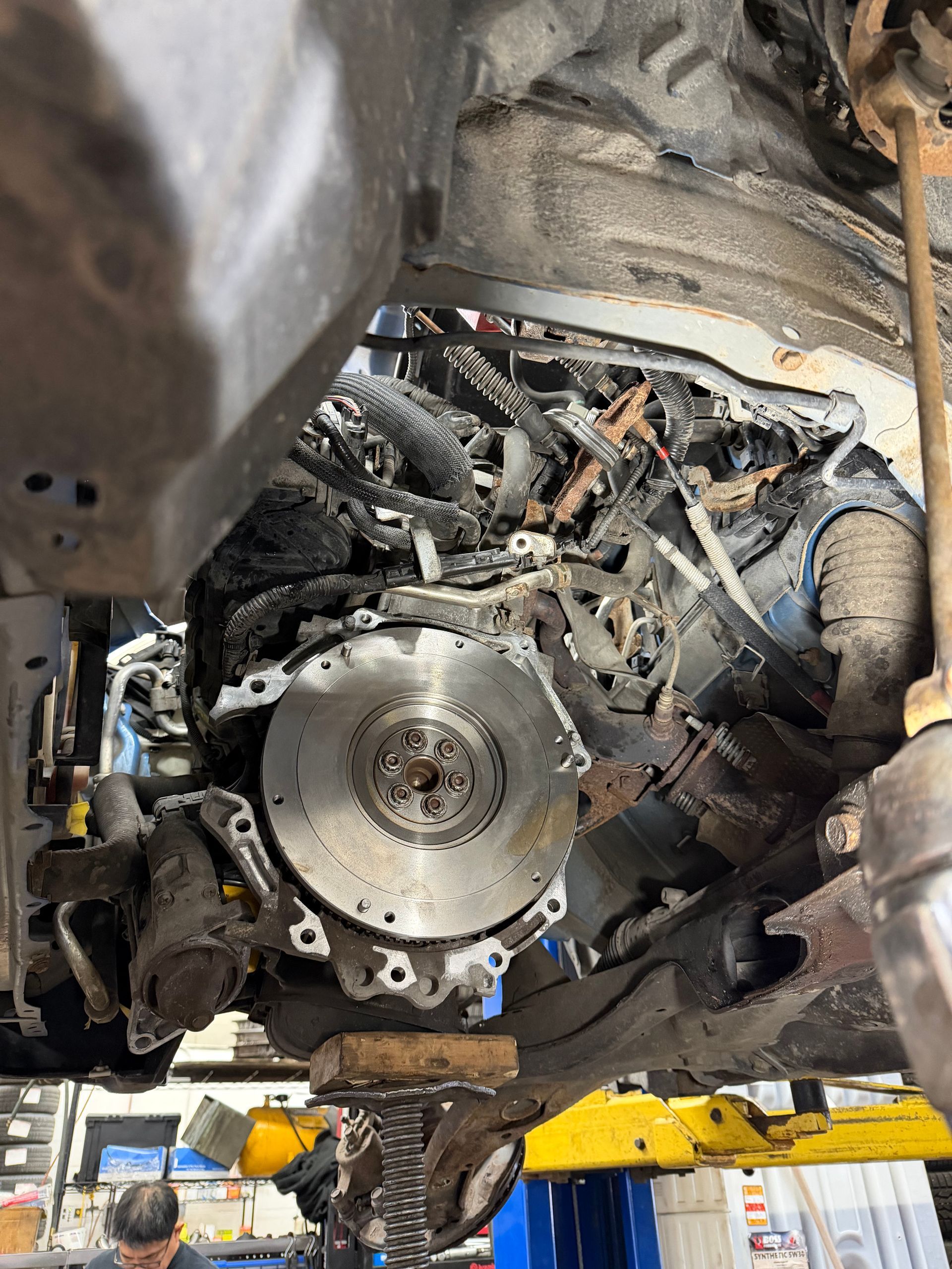 Engine compartment of a vehicle | Economy Auto Repair