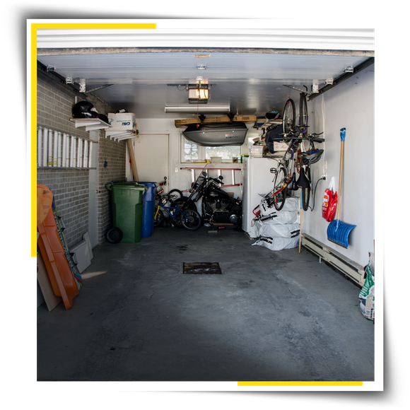A clean garage