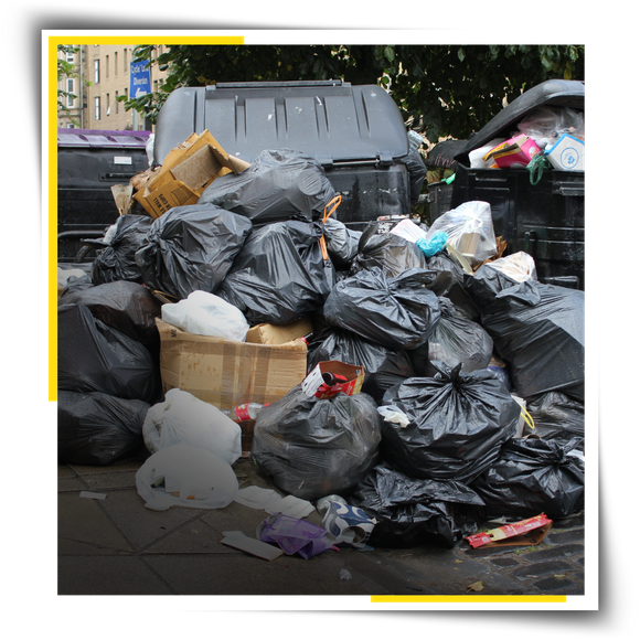 A pile of garbage