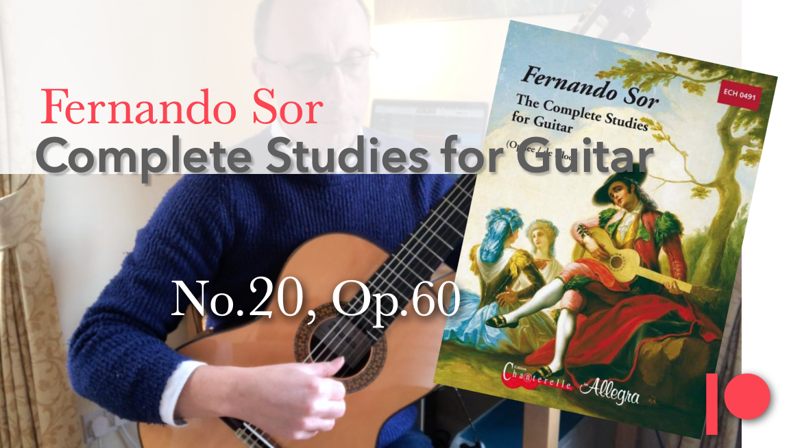 Noel Hathaway plays Study No.20 Opus 60 for guitar
