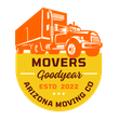 A logo for movers glendale az moving service