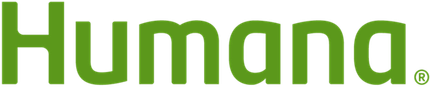 A green humana logo on a white background