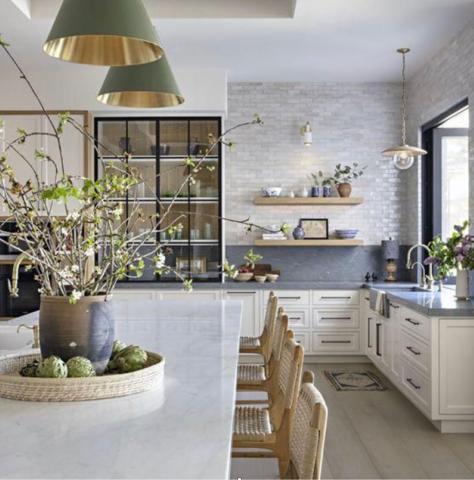 Elegant Kitchen with White Cabinets — Lukas Joinery in Port Stephens, NSW