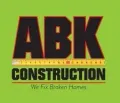 ABK Construction logo: black letters 