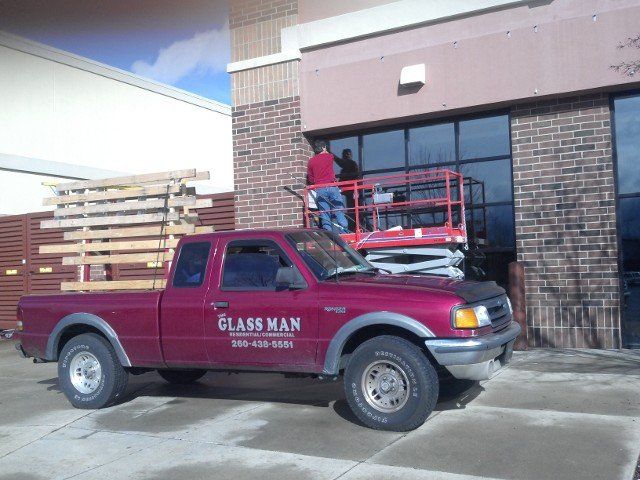 Red Truck - Glass Installation in Fort Wayne, IN