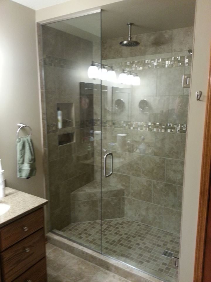 Custom shower 5 - Showers Bathroom glass repair in Fort Wayne, IN