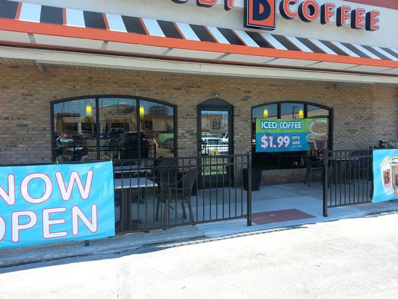 Bigby coffee shop  - Exterior glass replacement in Fort Wayne, IN