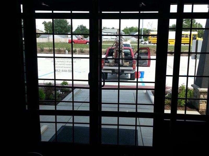 Heartland store door  - Exterior glass replacement in Fort Wayne, IN