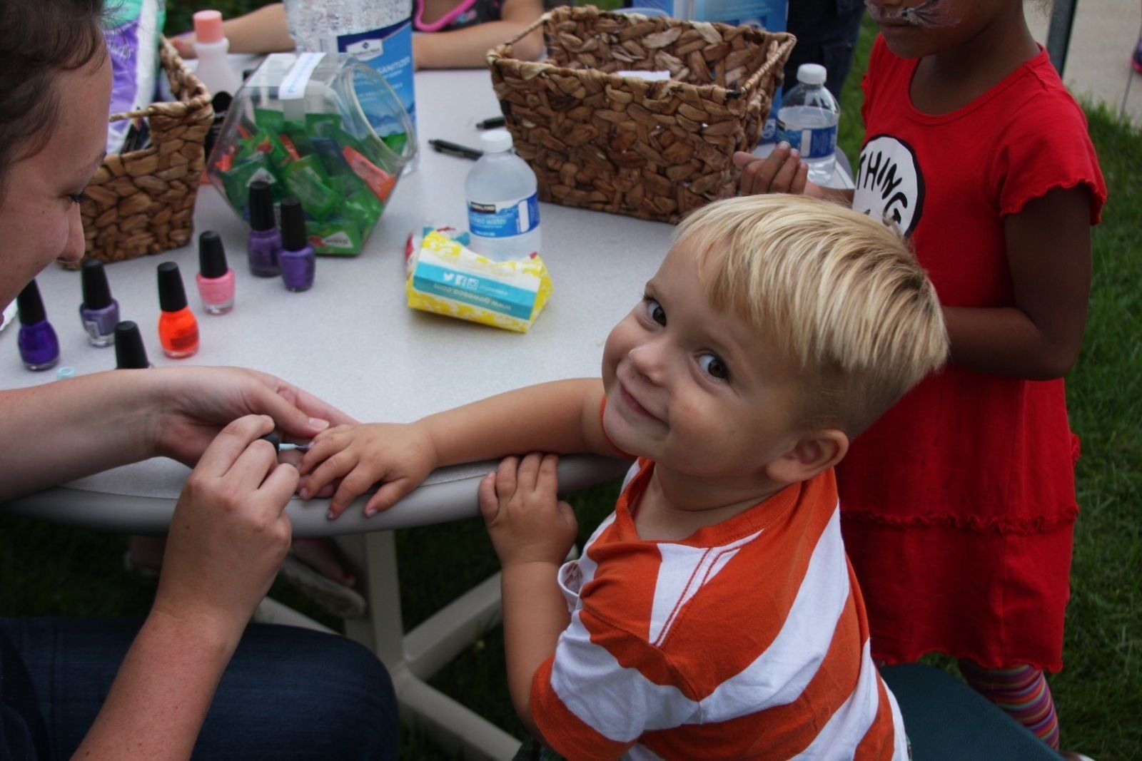 Happy Turning Kid Blonde — Hudsonville, MI — Hudsonville Family Dentistry