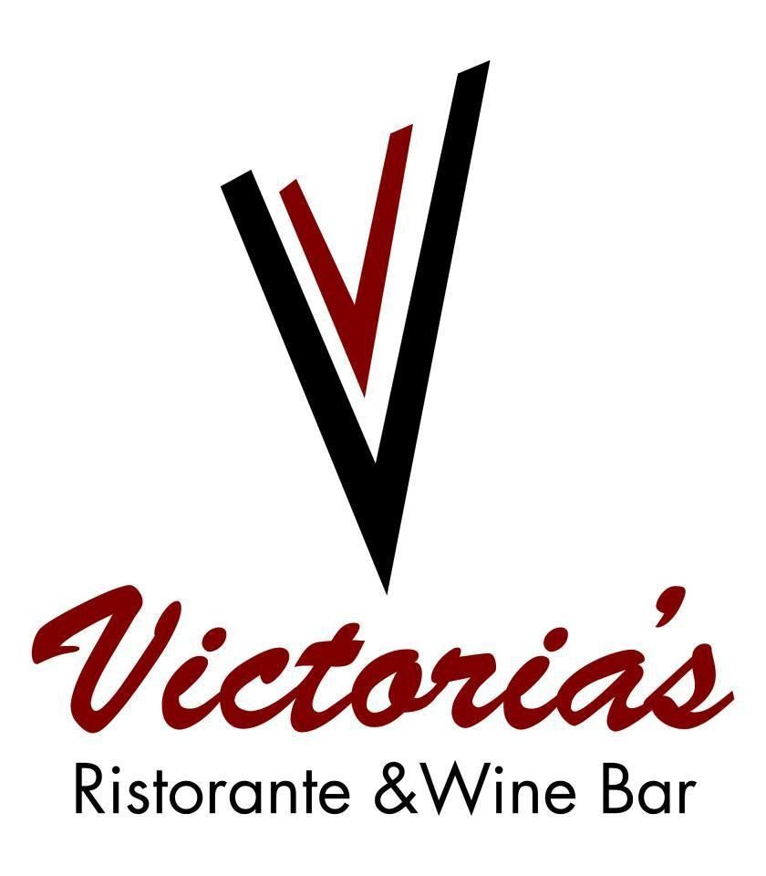 Logo for Victoria's Ristorante & Wine Bar. Features a stylized 