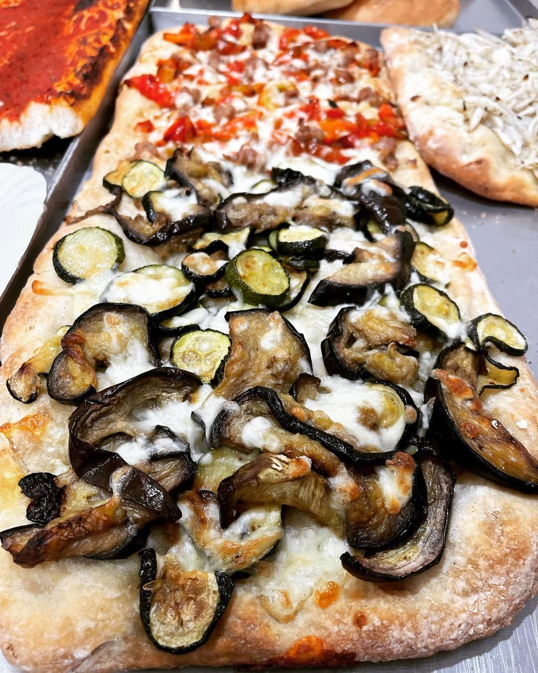 pizza farcita con verdure