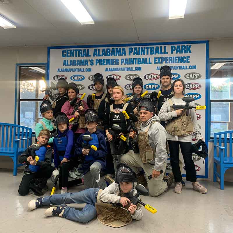 Birthday Party Central Alabama Paintball Park