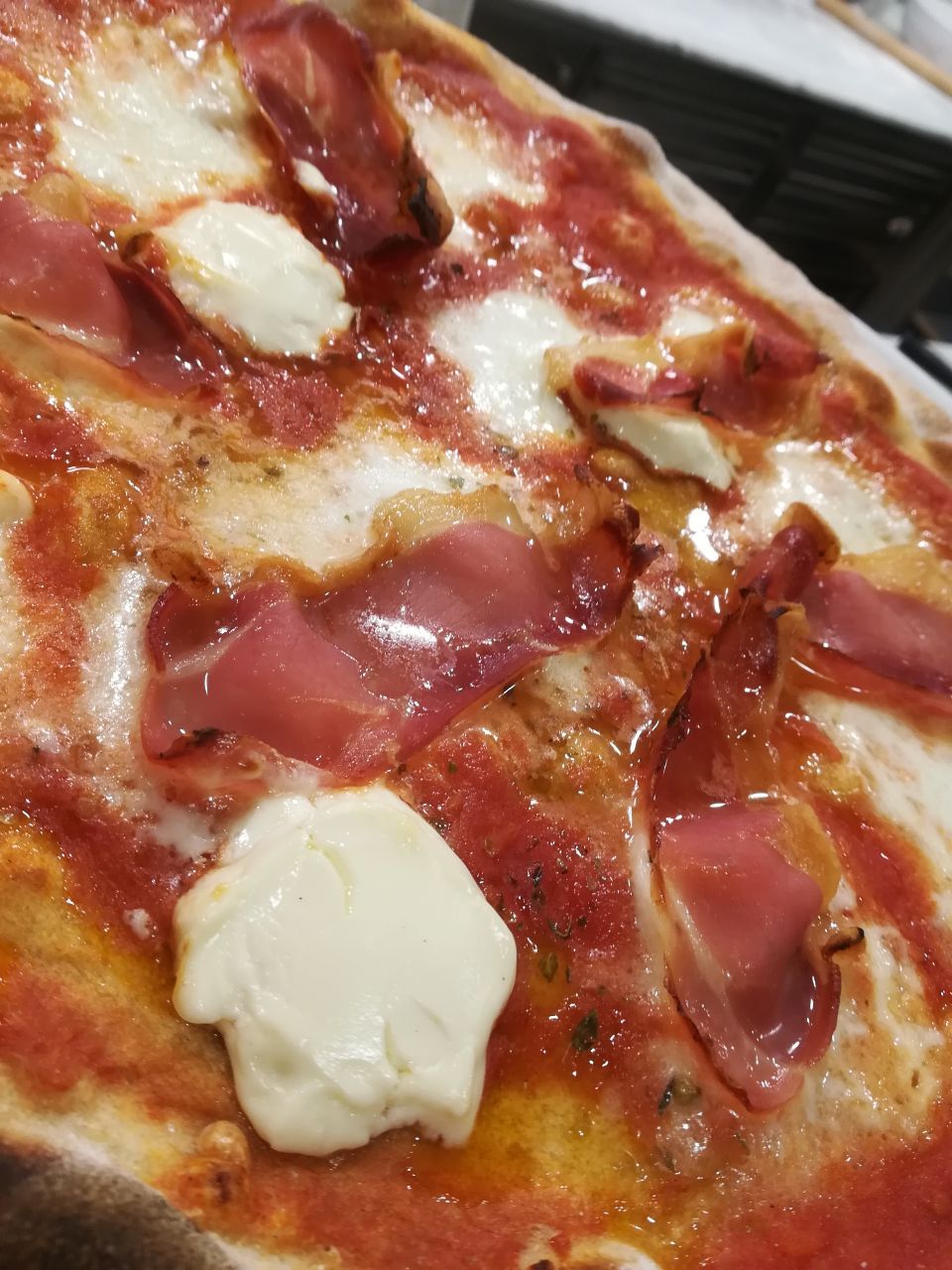 Pizza con la ricotta