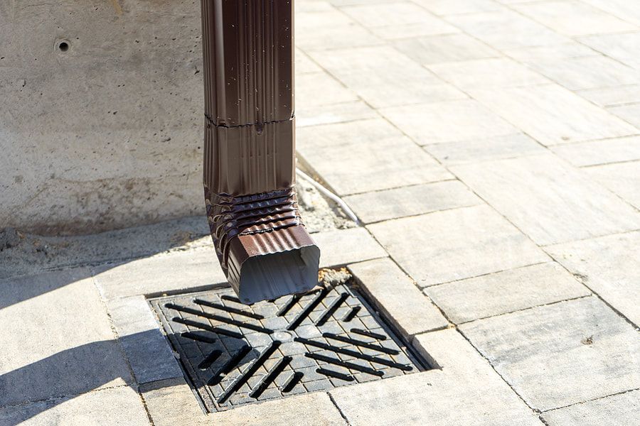 a storm pipe drainage made of steel