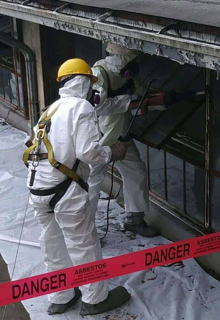 What are the signs of asbestos in a house?