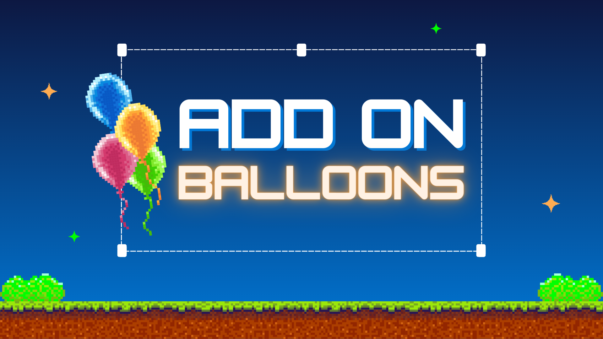 Add on balloons