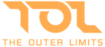 A logo for the outer limits competitive gaming lounge