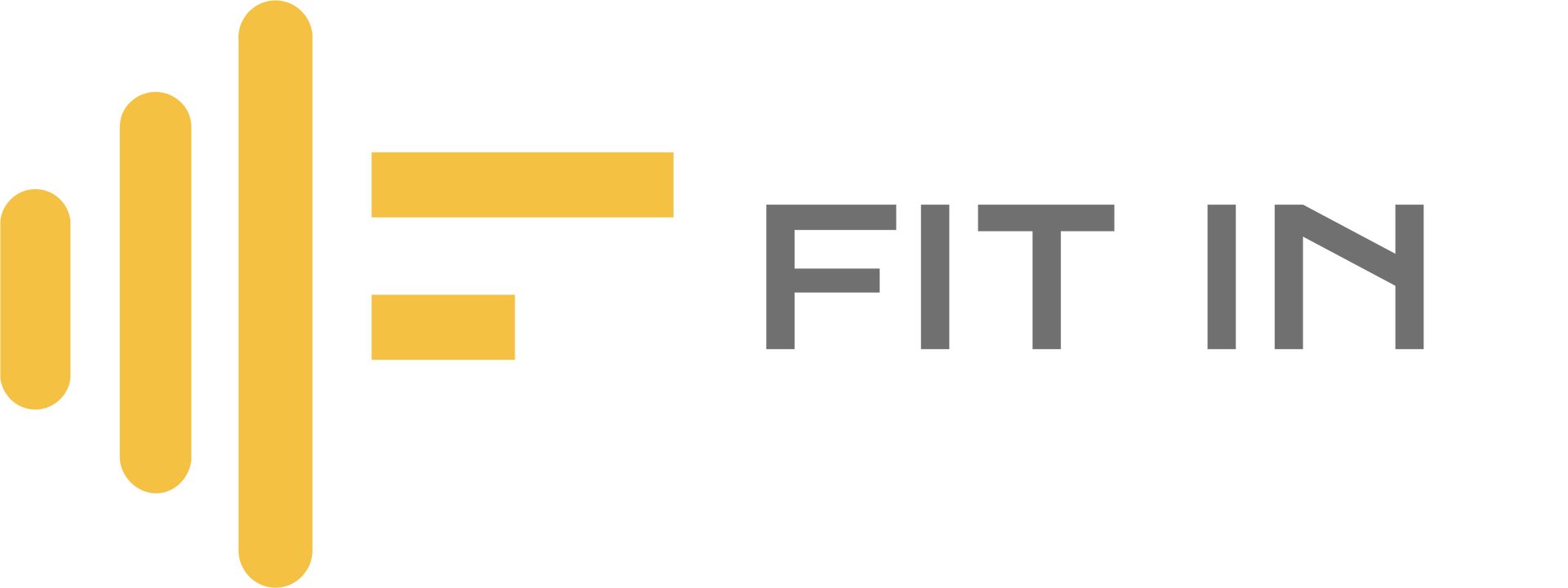 It is a logo for a fitness company called fit in midlife.